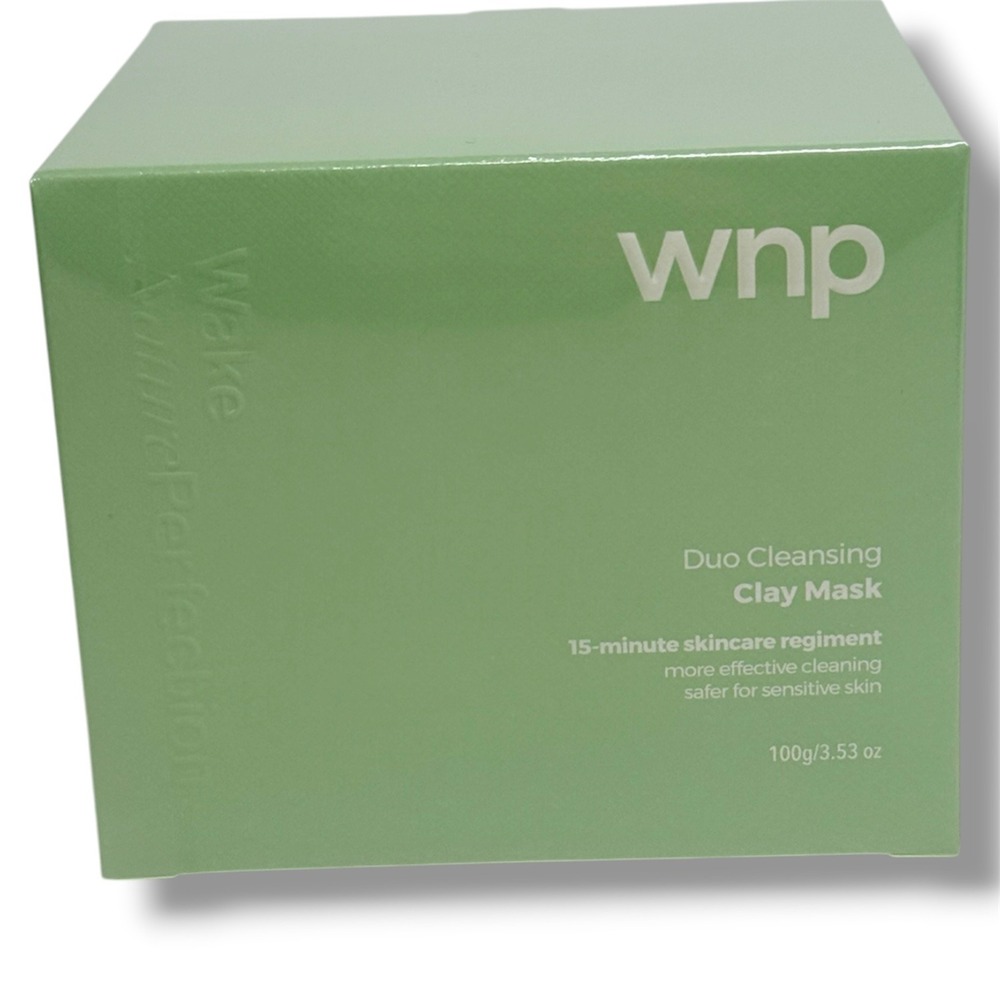 WNP Duo Cleansing Clay Mask T-Zone U-Zone Deep Pore Cleanser Sensitive Skin 100g